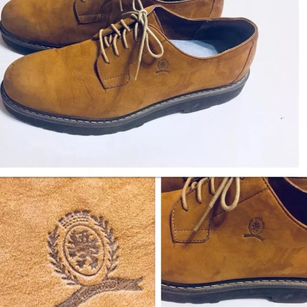 TOMMY HILFIGER  Nubuck Leather Oxford Shoes